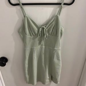 Mint green dress